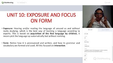 TKT Class 8 Exposure and focus on form