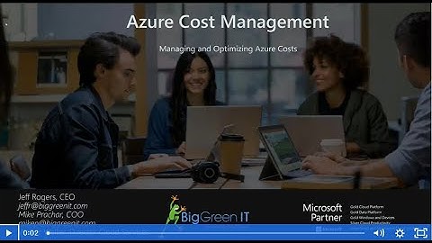 Azure Cost Management Webinar