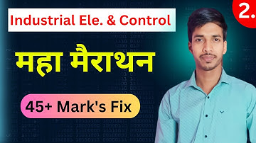 Industrial Electronics & Control महा मैराथन//Part-2// IEC polytechnic 4th semester//study powerpoint