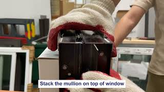 Crystal Windows Stack Mullion Installation Instructions