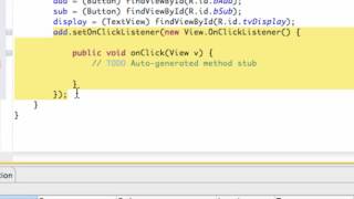 Android Application Development Tutorial   9   Set up a Button with OnClickListener