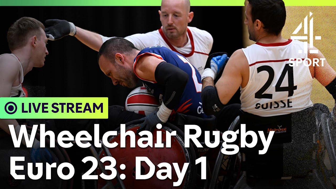 Live Wheelchair Rugby European Championship Cardiff Day 1