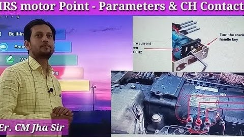 Parameters & Crank Handle Contact , IRS motor point part 02, Railway Signaling #14