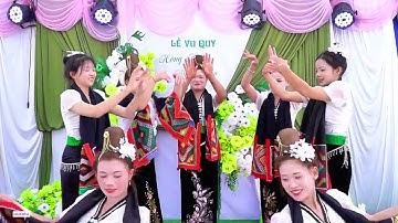 MÚA KHĂN PIÊU CỰC DẺO II ĐỘI MÚA GIA ĐÌNH MÚA MỪNG ĐÁM CƯỚI HỒNG HIỆP II ĐỨC THẢO II TẠI BẢN SẲNG 