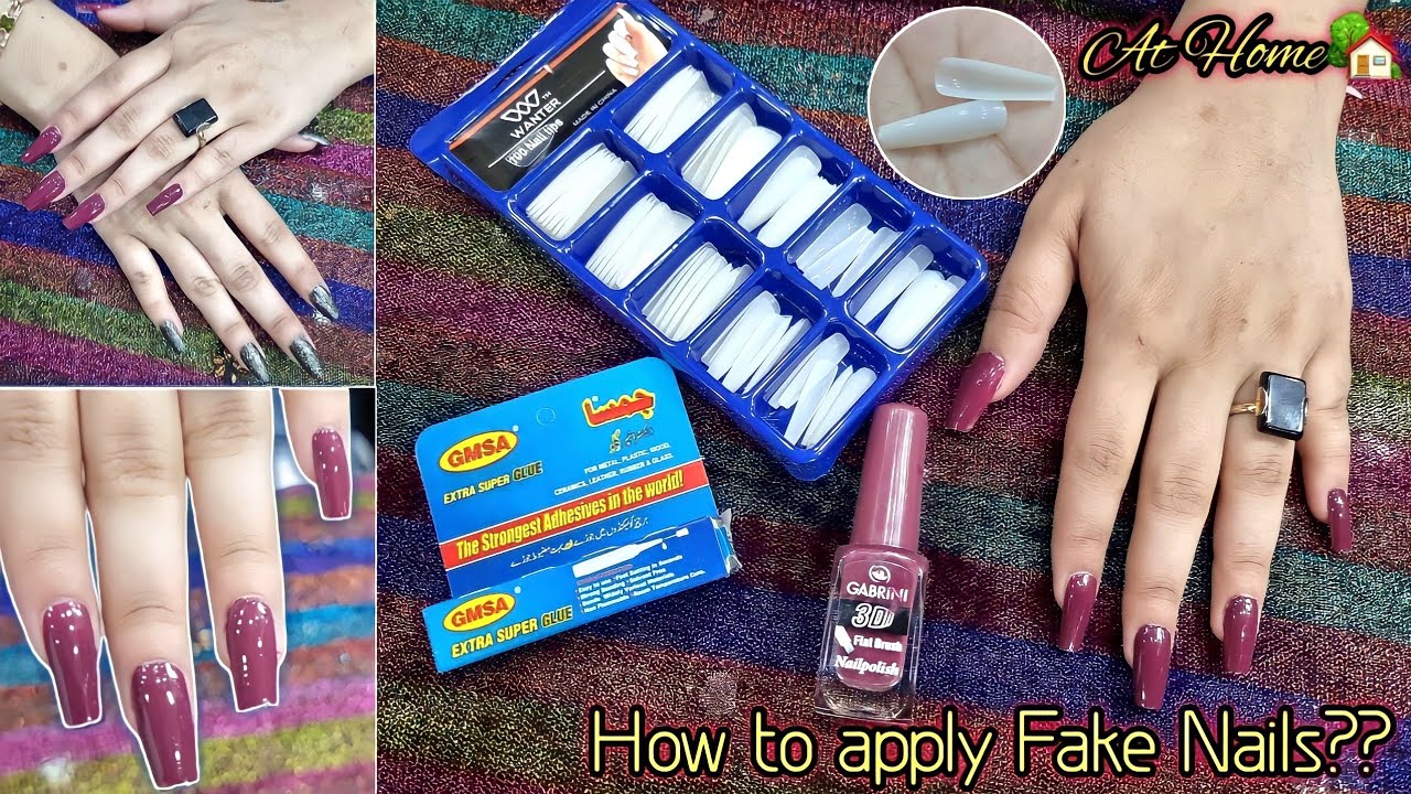 How to Apply Fake Nails like a Pro Quick & Easy False Nails tips