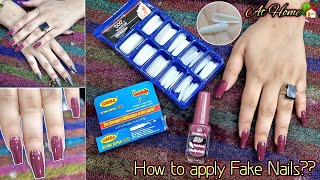 How to: Apply Fake Nails like a Pro || Quick & Easy False Nails tips!!