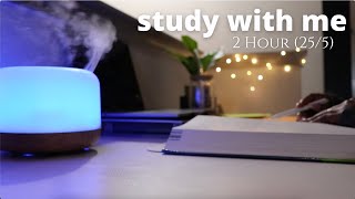 2 Hour STUDY WITH ME | Pomodoro 25/5 | Relaxing Fire Crackling 🔥🪵 by Jay Studies 1,110 views 6 months ago 2 hours