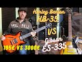 Harley Benton HB 35 VS Gibson ES 335 - guitar comparison