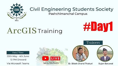 Beginner GIS training in Nepali #day1 | ArcGIS