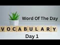 Word of the day vocabulary vocabulary batch  vocabulary of the day