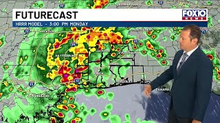 Flooding concerns continue across the Gulf Coast