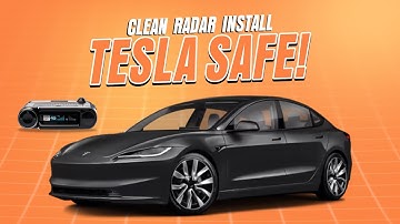 2024 Tesla Model 3 Radar Detector Hardwire Install | Clean & Safe Wiring