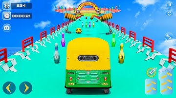 Tuk Tuk Rickshaw: Impossible Stunts Android Gameplay