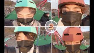 BTS rides Scary Zipline | Winter Package 2021 Engsub - YouTube
