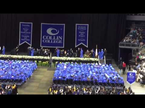 Collin College 2015 Graduatrion in Allen Texas