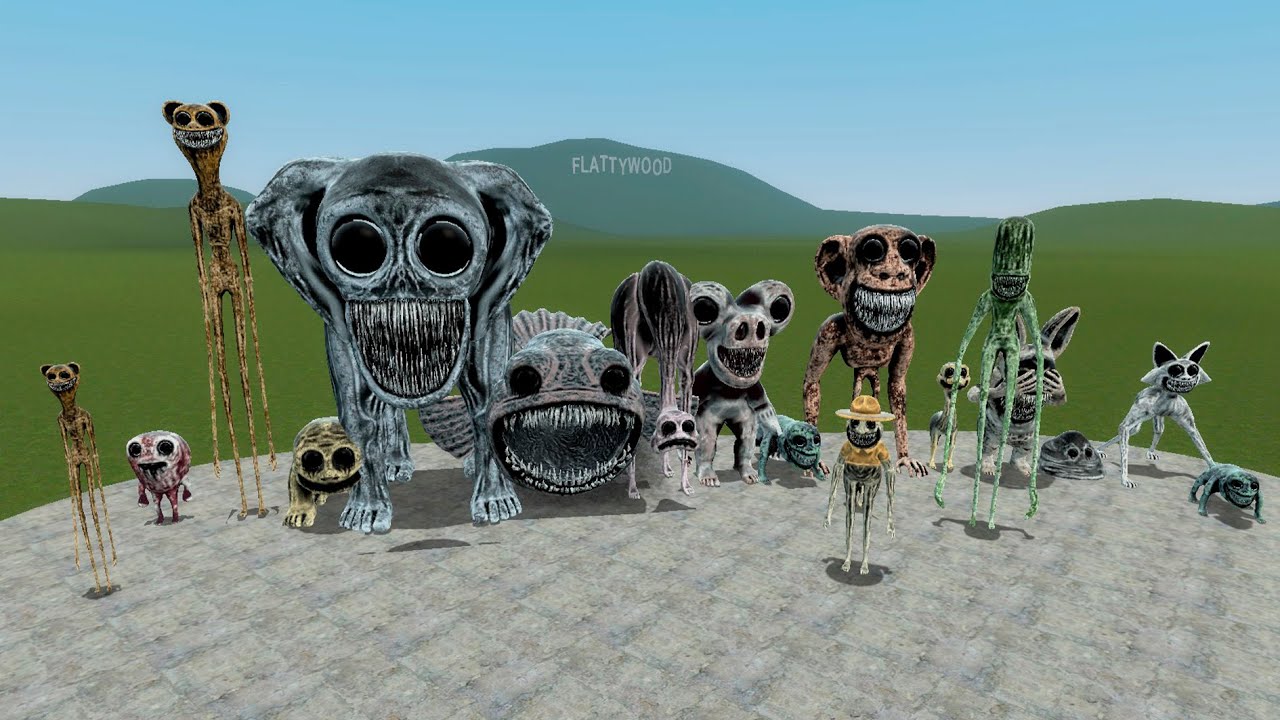 NEW ALL ZONOMALY MONSTERS VS ALL POPPY PLAYTIME CHAPTER 3-1! In Garry's ...