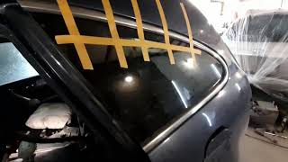 Кузовной ремонт . как снять боковое стекло ( ФОРТОЧКУ ) заднего крыла  HONDA CRV . Кемерово