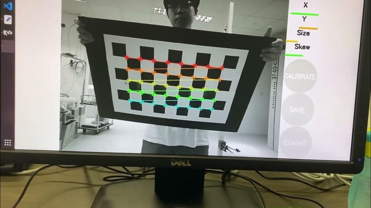 ROS Camera Calibration (calibrating process) YouTube