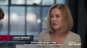 Lenovo Tech World 2022: Our Journey Towards Net-Zero with Laura Quatela