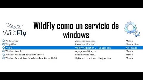 Instalar WildFly como un servicio en Windows