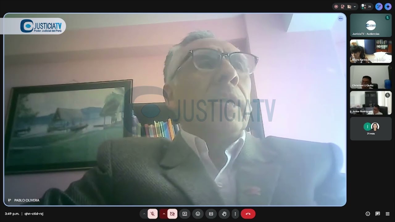 Juicio oral contra exgobernador del Cusco, René Concha Lezama y otros investigados