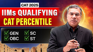 IMs Minimum Qualifying CAT Percentile Required for GEN, EWS, OBC, SC & ST