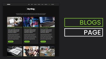 Portfolio Website Series | Blog Page | Part 7 | HTML, CSS & JS