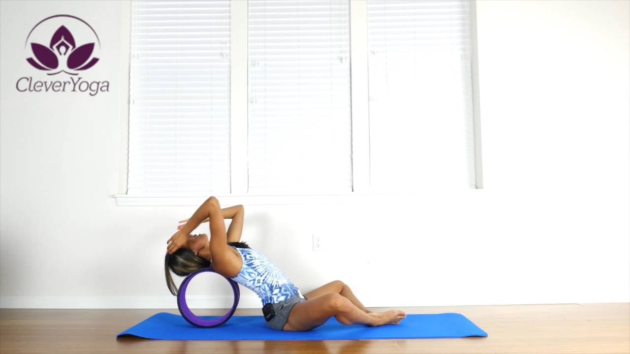 Yoga Wheel Pose For Beginners - Overhead Grab Recline - #5