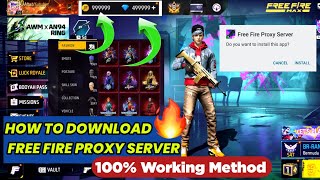 HOW TO DOWNLOAD FREE FIRE PROXY SERVER✅ | free fire proxy server | proxy server free fire😱 #ff