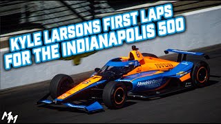 Kyle Larson First Laps at Indianapolis + PURE SOUND!
