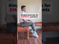 Easy Exercise for Diabetics to Burn Blood Sugar 💪