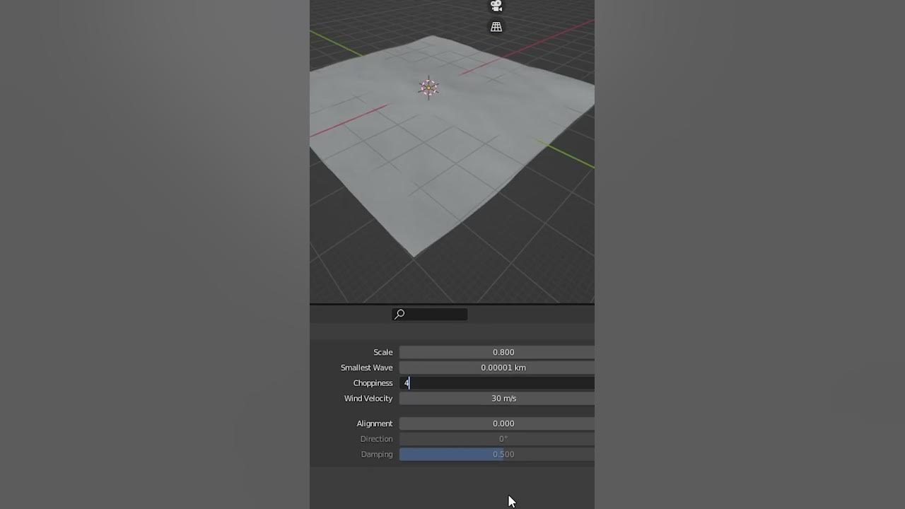 How to create an Ocean in Blender in 15 seconds YouTube