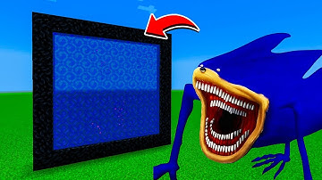 How to Make A Portal To The Shin Sonic Dimension in Minecraft!