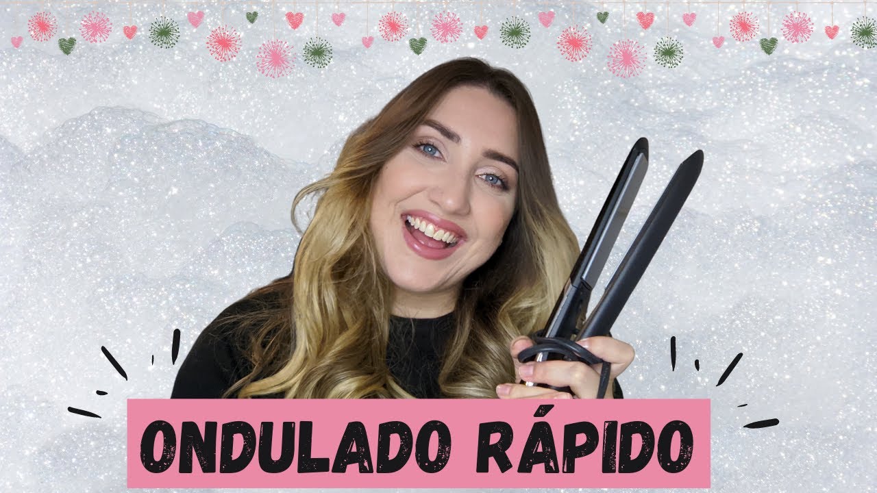Como ONDULAR O CABELO COM CHAPINHA de forma rápida e prática, cachos ...
