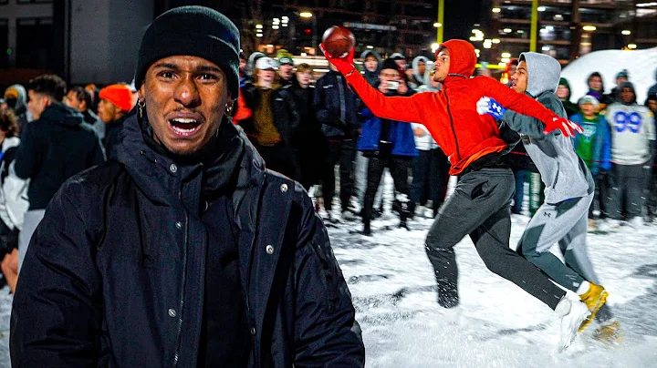 THE NASTIEST 1-HAND CATCH IVE EVER SEEN! (SNOW 1ON...