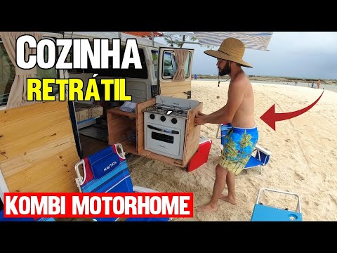 REFIZEMOS TODA A COZINHA DA KOMBI HOME 