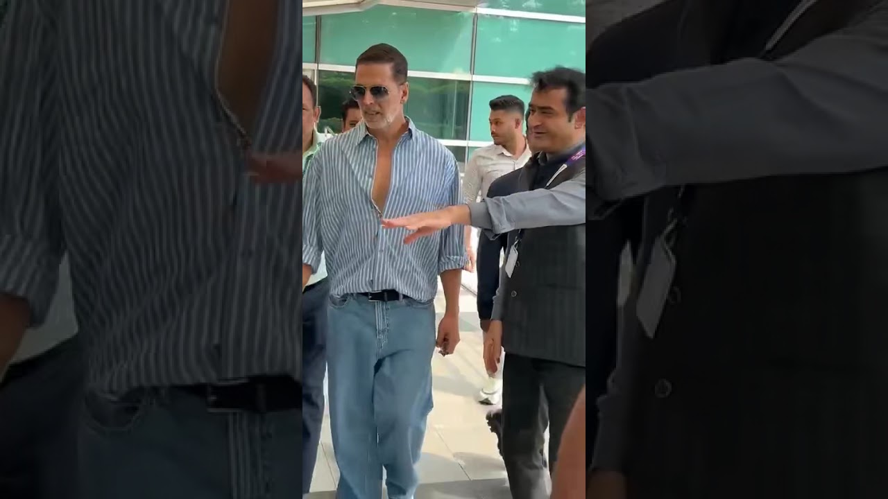 🔥 Akshay Kumar’s Airport Look – Effortless Style Goals! ✈️ 