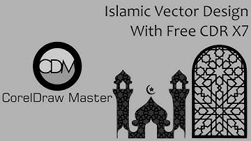 Islamic Vector Design For CorelDraw Part 1 || CorelDraw Master