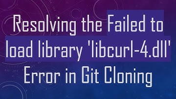 Resolving the Failed to load library 