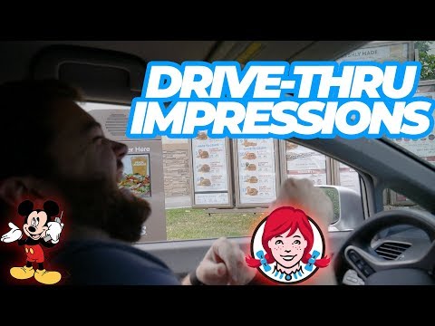 mickey-at-wendy's!---drive-thru-impressions