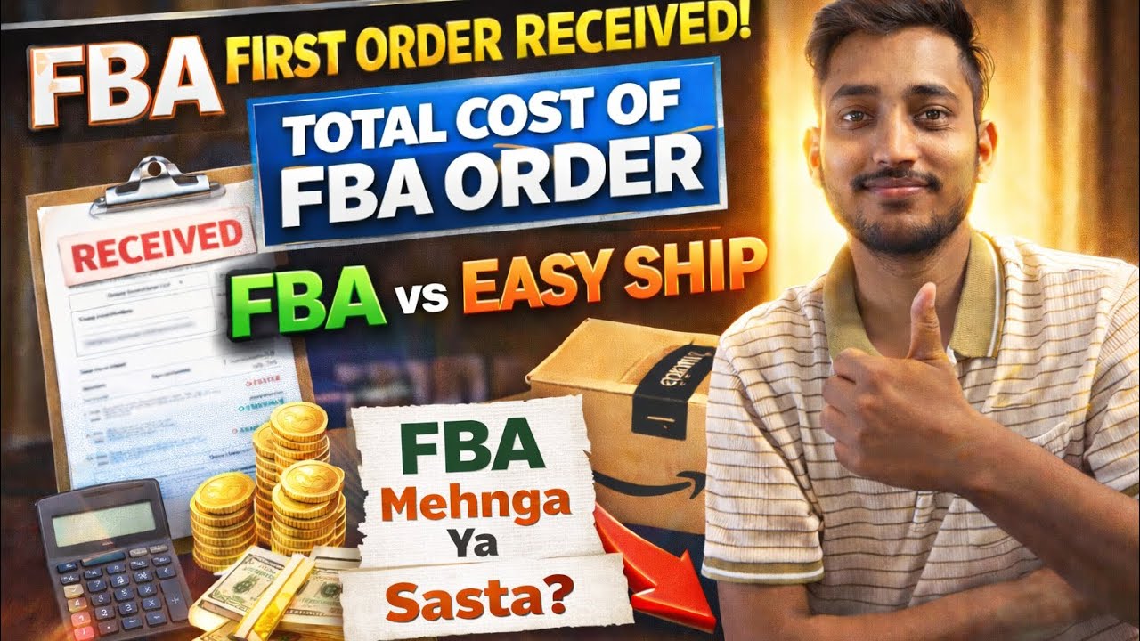 rewrite this title FBA se Pehla Order Aa Gaya! 😍 | Amazon FBA Fees & Profit Exposed (HINDI) rewrite this title FBA se Pehla Order Aa Gaya! 😍 | Amazon FBA Fees & Profit Exposed (HINDI)