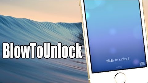BlowToUnlock - iOS 7 Cydia Tweak