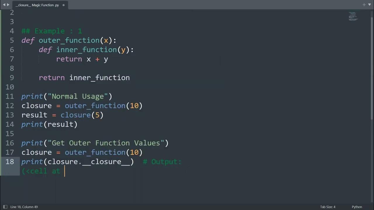 __closure__ magic function in Python | Python Examples | Python Coding ...