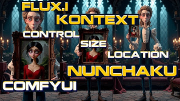 FLUX.1 Kontext (Part II) / Object SIZE and LOCATION CONTROL / ComfyUI / Model Nunchaku