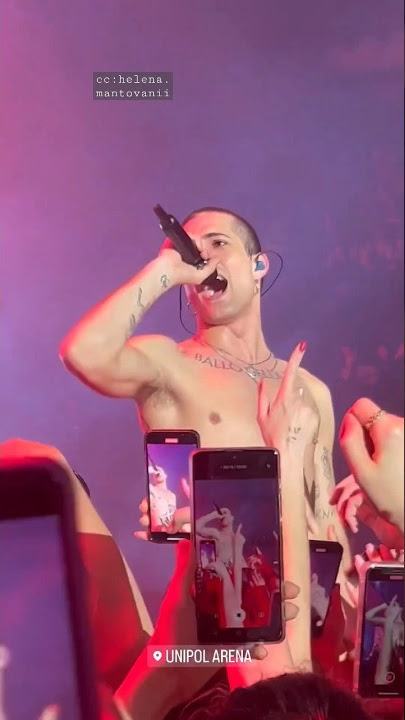 Måneskin🔥Damiano-Bologna,Unipol Arena, 16/03/23#maneskin