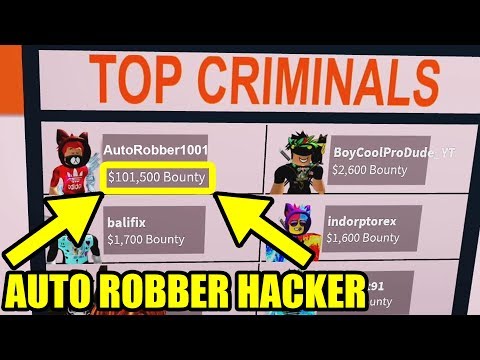 Arresting A 100 000 Bounty Auto Robber Roblox Jailbreak Youtube