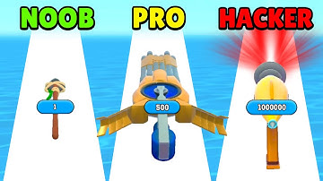 🤢 NOOB vs 😎 PRO vs 😈 HACKER - Weapon Evolution | Download App Store APK