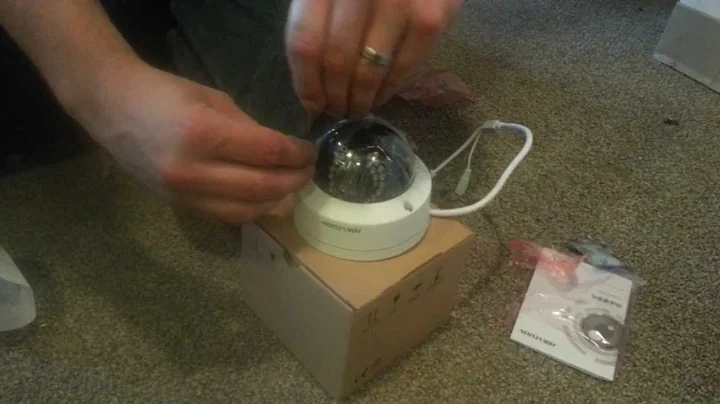Hikvision DS-2CD2132-I camera unboxing by Intellibeam.com