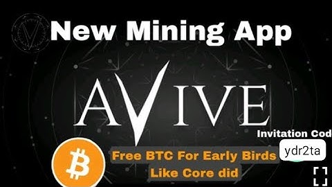 New Legit Mining Avive App And Claim Free BTC every 24 hours. #avivemining #crypto #mining