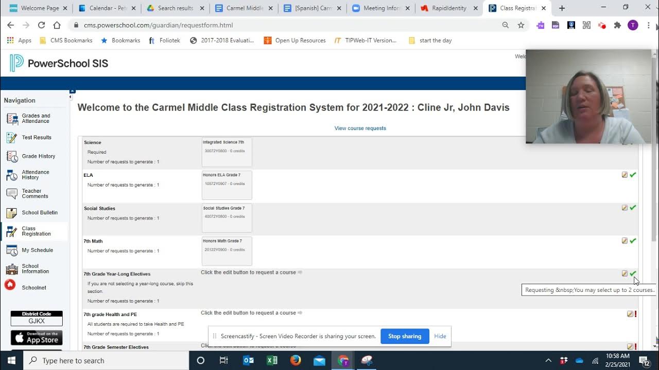 PowerSchool Registration YouTube